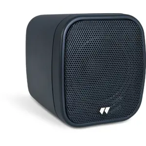 Par de colunas de parede 2.5'' para instalação de linha de 100V/70V/8Ω 50W (RMS) p/ exterior (IP54) - Preto