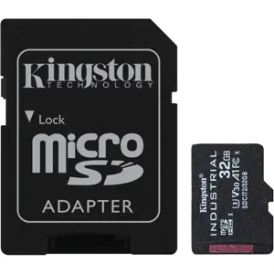 Cartão de memória MicroSDHC 32GB U3 V30 A1 (100MB/s) Industrial + adaptador SD