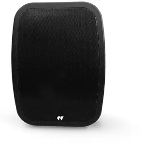 Par de colunas de parede para instalação de linha de 100V/70V/8Ω 30W (RMS) p/ exterior (IP54) - Preto