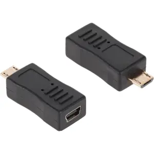 Adaptador USB micro-B macho - USB mini-B fêmea
