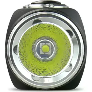 Lanterna compacta LED 10W 500lm (branco quente) recarregável