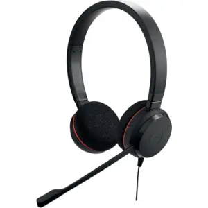 Auscultador headset de Call Center c/ controlos no cabo - USB - Jabra Evolve 20 SE MS stereo