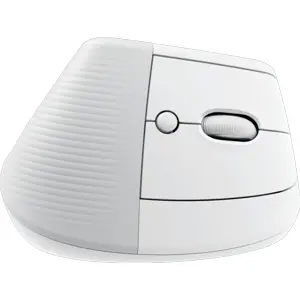 Rato ergonómico vertical 4000DPI s/ fio BT 2.4 GHz - Branco