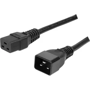 Bloco PDU inteligente 8 Tomadas IEC-C13 1U para Rack 19'' c/ medição corrente e voltagem via IP