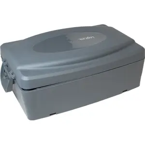 Caixa de organização oculta de extensões e cabos p/ exterior IP54 - cinzento - 320x210x115mm