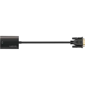 Conversor VGA M > HDMI F + áudio e alimentação (USB) 0.25m