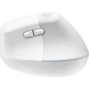 Rato ergonómico vertical 4000DPI s/ fio BT 2.4 GHz - Branco