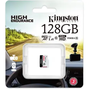 Cartão de memória MicroSDXC 128GB UHS-I U1 C10 A1 (95/45 MB/s) High Endurance