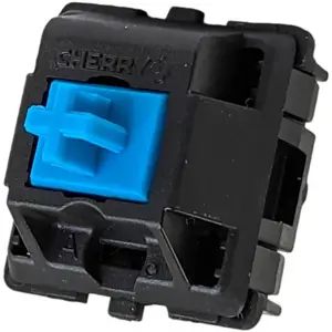 Switch Cherry MX BLUE p/ teclado mecânico Tátil c/ Click - s/ pinos de alinhamento