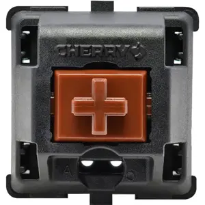 Switch Cherry MX BROWN p/ teclado mecânico Tátil s/ Click - s/ pinos de alinhamento