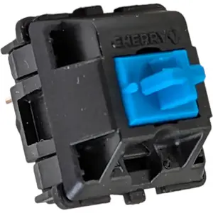 Switch Cherry MX BLUE p/ teclado mecânico Tátil c/ Click - s/ pinos de alinhamento