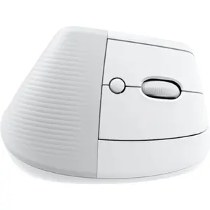Rato ergonómico vertical 4000DPI s/ fio BT 2.4 GHz - Branco