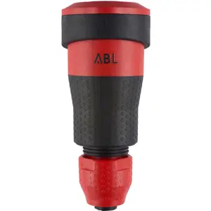 Ficha Schuko fêmea ultrarresistente c/ indicador de voltagem + mecanismo de libertação rápida - ≤2,5mm² - IP54