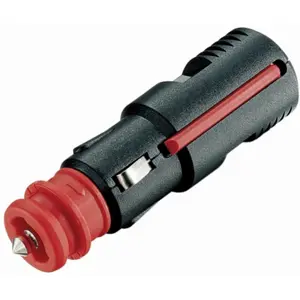 Ficha de isqueiro macho tipo Powerlet + adaptador - 16A - ProCar