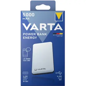 Powerbank 5.000mAh (1x micro-USB in + USB-C in/out + 2x USB-A out) carregamento rápido