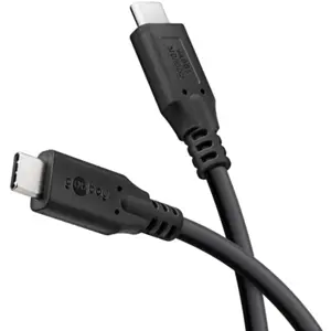 Cabo USB-C ⇿ USB-C 100W PD USB4™ 40Gbps - preto - 2m