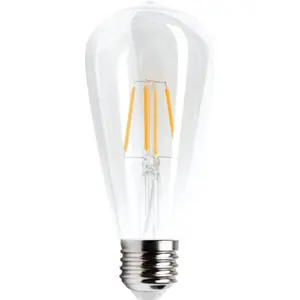 Lâmpada LED tipo filamento E27 ST64 230V 4W 3000K (branco quente) 470lm