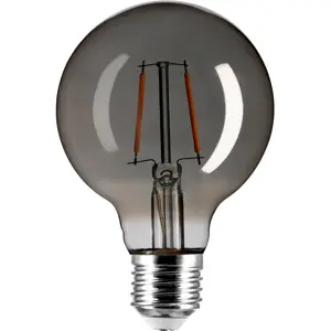 Lâmpada LED tipo filamento E27 G80 230V 2W 2000K (branco quente) 45lm
