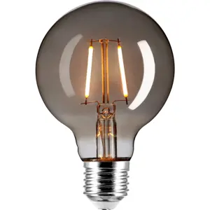 Lâmpada LED tipo filamento E27 G80 230V 2W 2000K (branco quente) 45lm