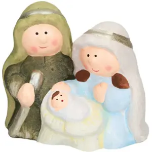 Mini belén en cerámica - 80x65mm