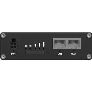 Router industrial 4G LTE Cat6 c/ 2 x portas Ethernet + WiFi