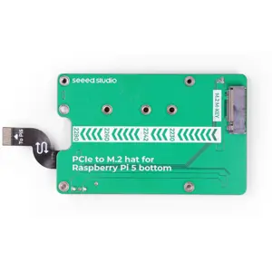 Placa de expansão PCIe para Raspberry Pi 5 com conector M.2 para SSD NVMe ou Hailo8/8L