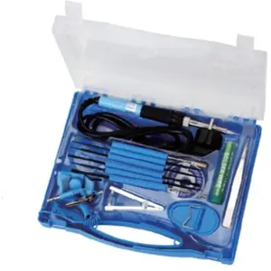 Kit soldadura c/ ferro de soldar 40W de 13 peças