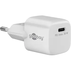 Carregador GaN 1×USB-C PD (30W) Nano - Branco