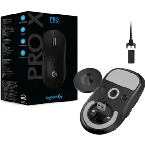Rato Gaming Ótico 25400DPI Wireless c/ bateria recarregável - Preto