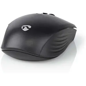 Ratón óptico 800/1000/1600 DPI inalámbrico Wireless 6 botones con scroll - negro