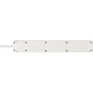 Bloco de 5 tomadas c/ 2xUSB + interruptor - cabo (3x1.5mm²) 3.0m
