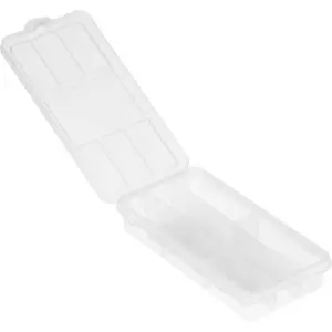 Caixa organizadora transparente de 6 compartimentos - 180x90x35mm