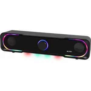 Columna Sound-Bar 2x3W RGB para PC (Jack 3.5mm) - 320x65x70mm