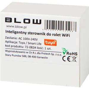 Módulo controlador inteligente WiFi para controle de estores elétricos (compatível c/ Tuya)
