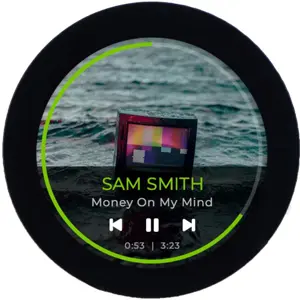 Ecrã tátil redondo 1.28'' para XIAO com resolução de 240×240 e 65000 cores