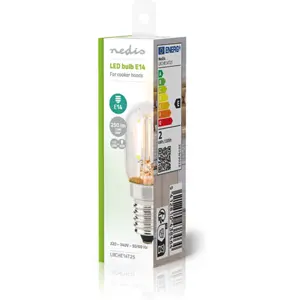 Lâmpada LED T25 E14 230V 2W 250lm 2700K (branco quente) para exaustor