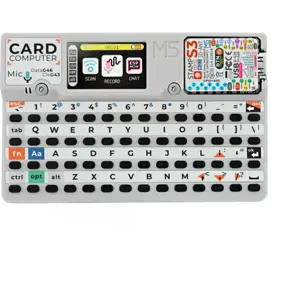 Mini computador portátil com StampS3, bateria, teclado e display de 1.14''