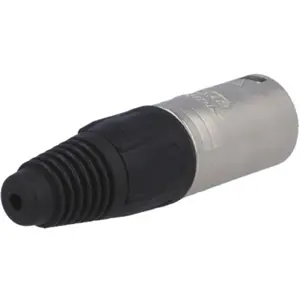 Ficha Cannon (XLR) 4 pinos macho para soldar em cabo