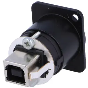 Adaptador USB-A - USB-B para painel - reversível