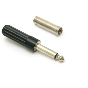 Ficha Jack 6.3mm MONO macho (plástico)