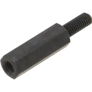 Espaçador fêmea/macho M3 em latão niquelado escurecido - 20mm