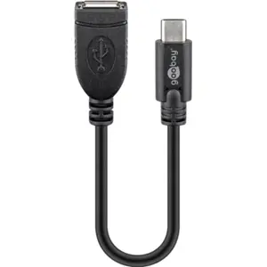 Cable adaptador OTG USB-C ⇿ USB-A hembra 2.0