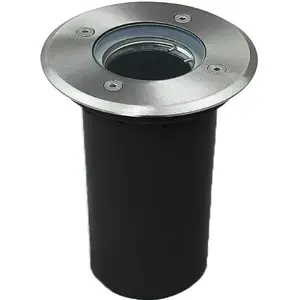 Luminária de chão de encastrar GU10 230VAC IP67 redondo Ø120x150mm