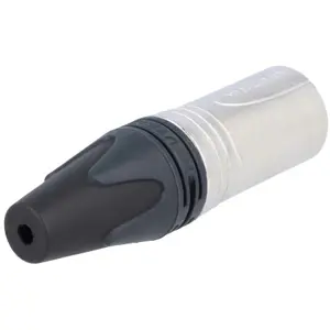 Ficha Cannon (XLR) 3 pinos macho para soldar em cabo