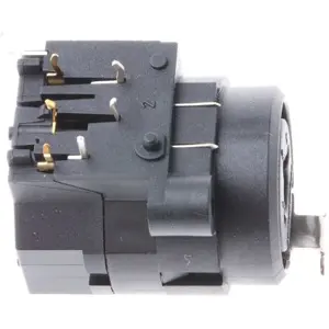 Ficha Jack 6.3 + XLR 3 pinos fêmea para painel/PCB 90º