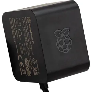 Fonte de alimentação para Raspberry Pi 5 - 27W USB-C - Preto