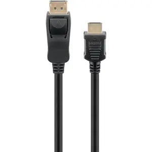 Cabo adaptador DisplayPort 1.2 (DP) ➝ HDMI macho (tipo A) (4K/60Hz) - 2.0m