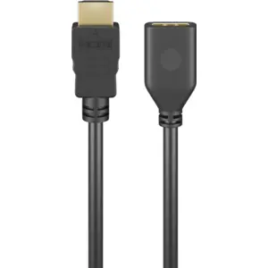 Cable HDMI 2.0 (4K/60Hz) macho «» hembra - 2.0m