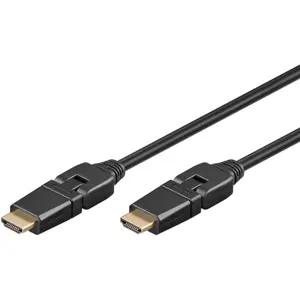 Cabo HDMI 2.0 (4K/60Hz) c/ fichas rotativas 360º macho «» macho - 5m