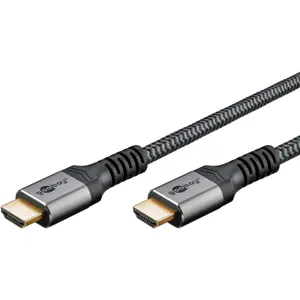 Cabo HDMI 2.0 (4K/60Hz) c/ revestimento têxtil macho «» macho - 10m